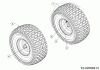 Dormak TX 36 T 13HH76SE699 (2017) Listas de piezas de repuesto y dibujos Front wheels 13x5