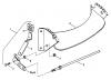 Snapper 21500 - 21" Walk-Behind Mower, 5HP, Steel Deck, Series 0 Pièces détachées Front Wheel Bracket
