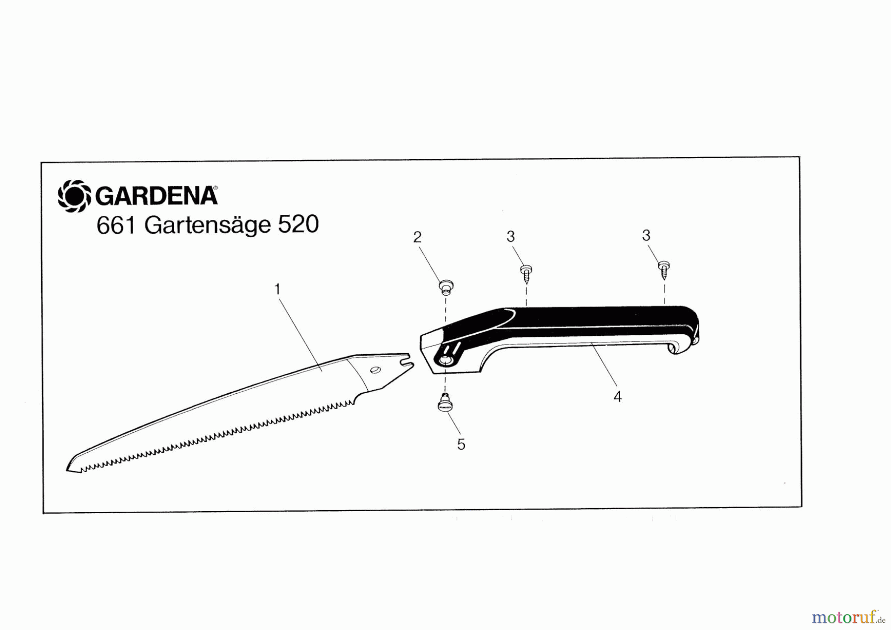 Gardena Handsägen Gartensäge 400