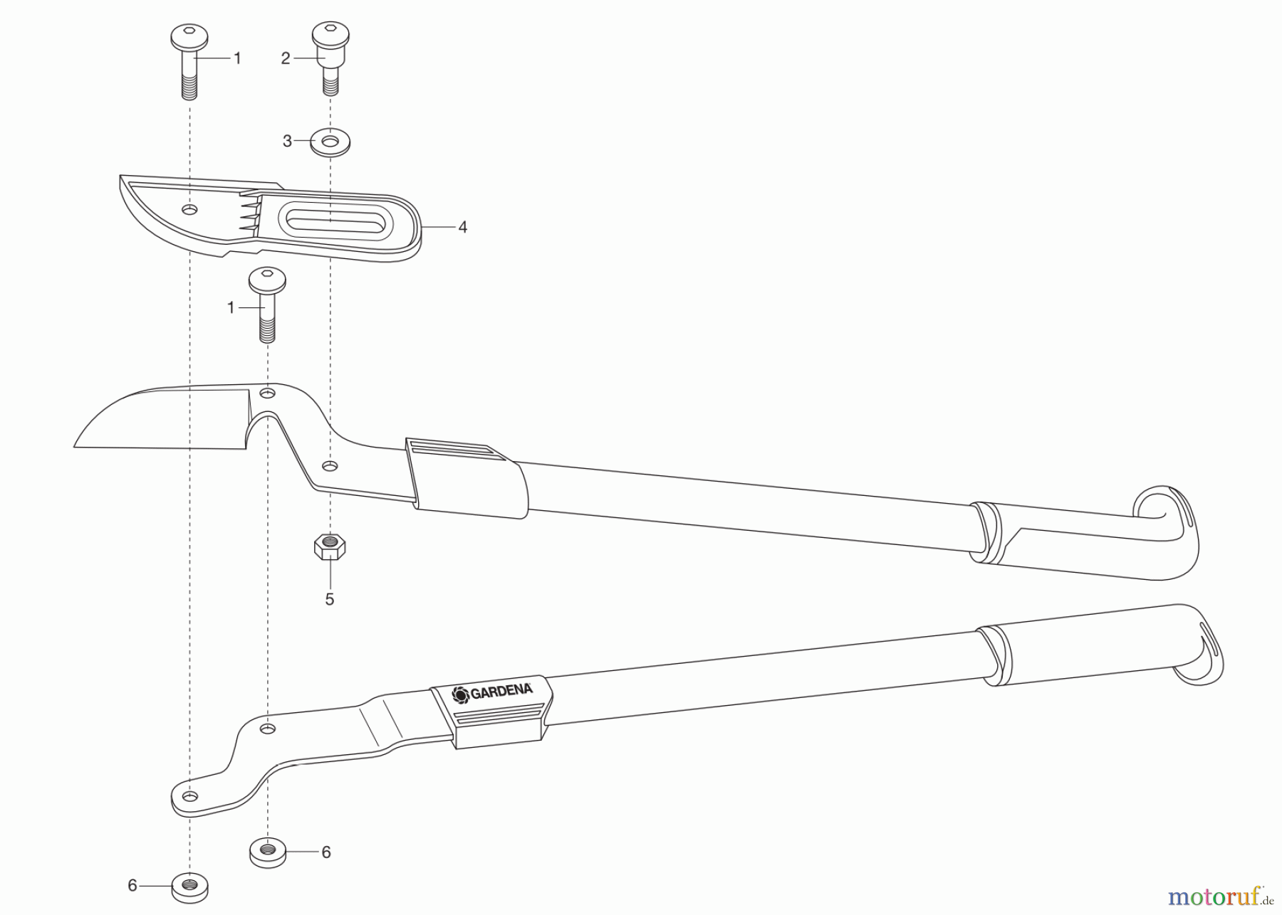 Gardena Gartenschere Astschere 870 A Art. 642