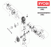 Ryobi Benzin RCS4040CB, 5133001676 Listas de piezas de repuesto y dibujos Seite 2