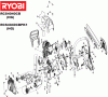Ryobi Benzin RCS4040CBPK1, 5133001671 Listas de piezas de repuesto y dibujos Seite 1