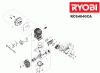 Ryobi Benzin RCS4040CA Listas de piezas de repuesto y dibujos Seite 2