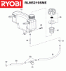 Ryobi Benzin RLM5219SME Listas de piezas de repuesto y dibujos Tank