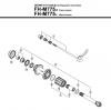 Shimano FH Free Hub - Freilaufnabe Listas de piezas de repuesto y dibujos FH-M775 -2700A DEORE XT Freehub (8/9-Speed) for Disc Brake