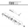Shimano FH Free Hub - Freilaufnabe Listas de piezas de repuesto y dibujos FH-M785 -3174  DEORE XT Freehub (8/9/10-Speed) for Disc Brake