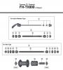 Shimano FH Free Hub - Freilaufnabe Listas de piezas de repuesto y dibujos FH-TX800 -3750 Tourney TX Freehub
