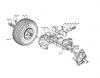Global Garden Products GGP Sammler Cellecting Pro 2017 TH4X 122 Hydro Listas de piezas de repuesto y dibujos Steering - 4WD