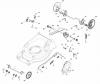 Global Garden Products GGP Benzin Mit Antrieb 2017 MP1 504 S Listas de piezas de repuesto y dibujos Deck And Height Adjusting
