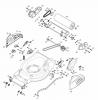 Global Garden Products GGP Benzin Mit Antrieb 2017 MP2 554 SVE-R (Roller) Listas de piezas de repuesto y dibujos Deck And Height Adjusting