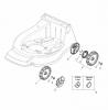 Global Garden Products GGP Benzin Mit Antrieb 2017 PAN 504 TR 4S Listas de piezas de repuesto y dibujos Wheel and Hub Cap