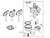 LONCIN Motoren LC175F, LC175FD, LC180F, LC180FD Listas de piezas de repuesto y dibujos Vergaser