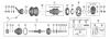 Shimano SG Getriebenabe /Nabenschaltung Listas de piezas de repuesto y dibujos SG-C7050-5C-4453B NEXUS 5-Ganng E-Bike Dedicated DI2 Nabenschaltung