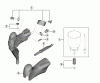 Shimano ST Rapidfire- Schaltbremshebel Listas de piezas de repuesto y dibujos ST-RX815 GRX Dual Control Lever (For Disc Brake) (2x11-speed)