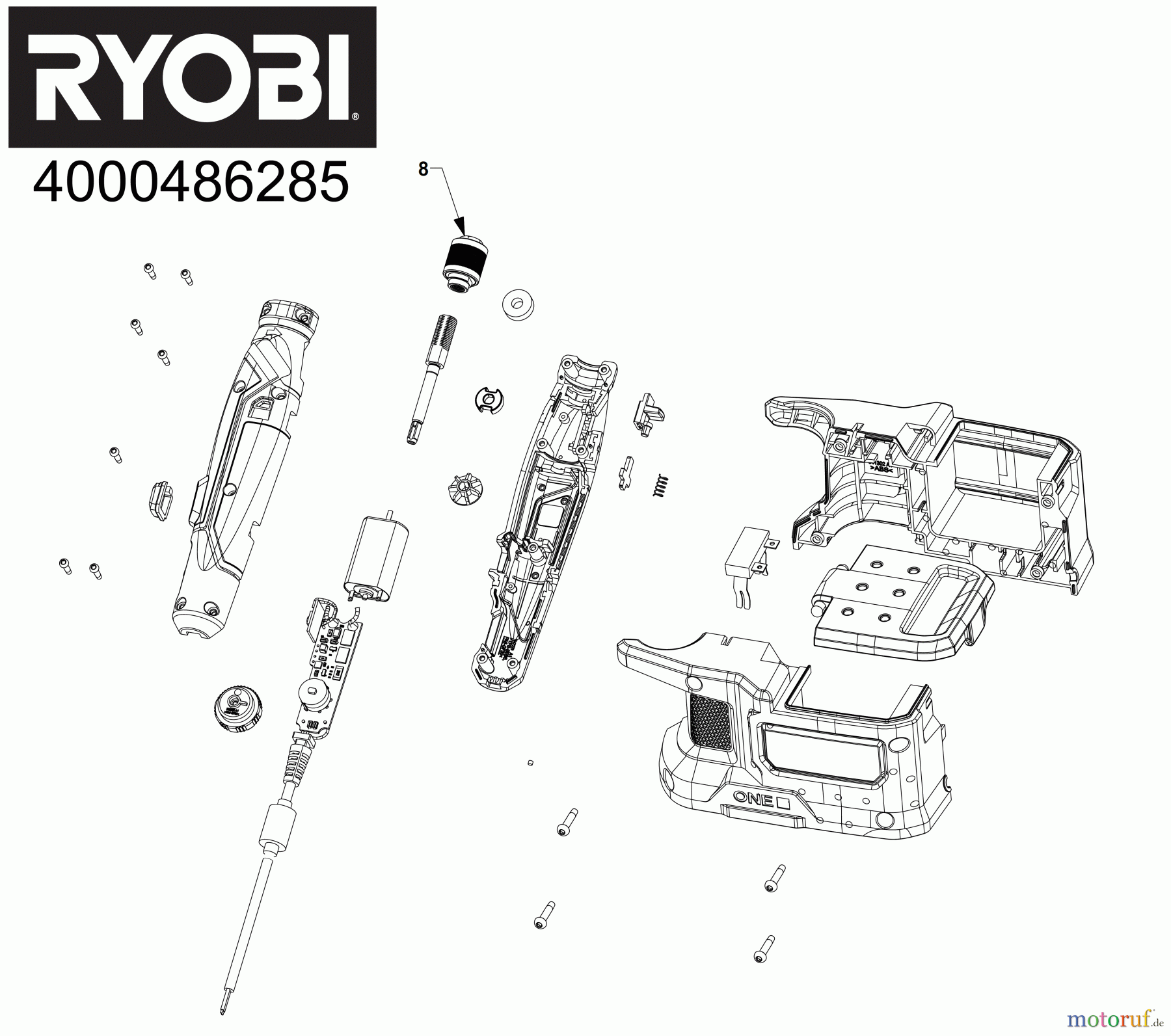  Ryobi Rotationswerkzeuge/ Multitools RRT18 Rotationswerkzeug