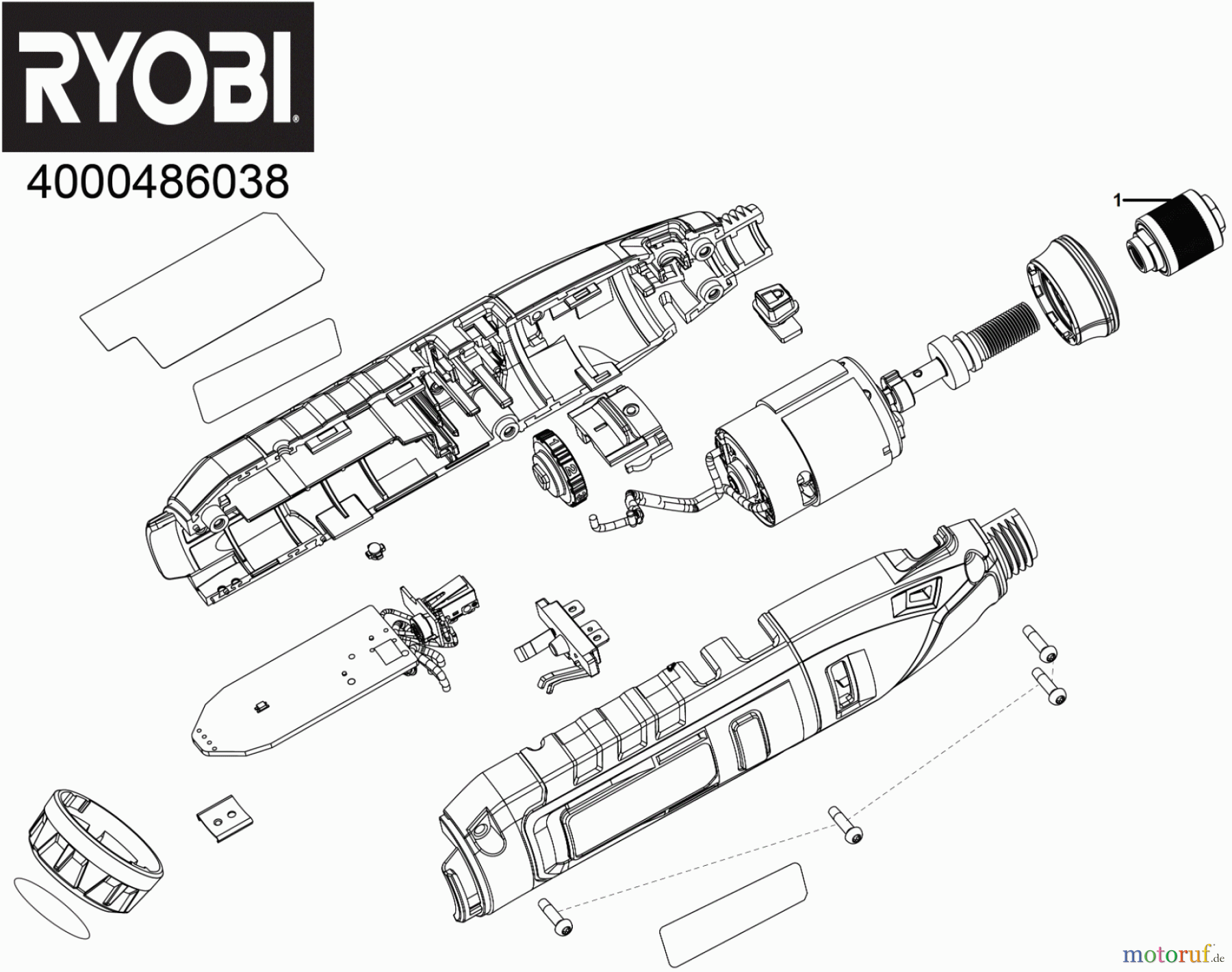  Ryobi Rotationswerkzeuge/ Multitools RRT4-120