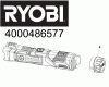 Ryobi Lampen Pièces détachées RLP4-120G