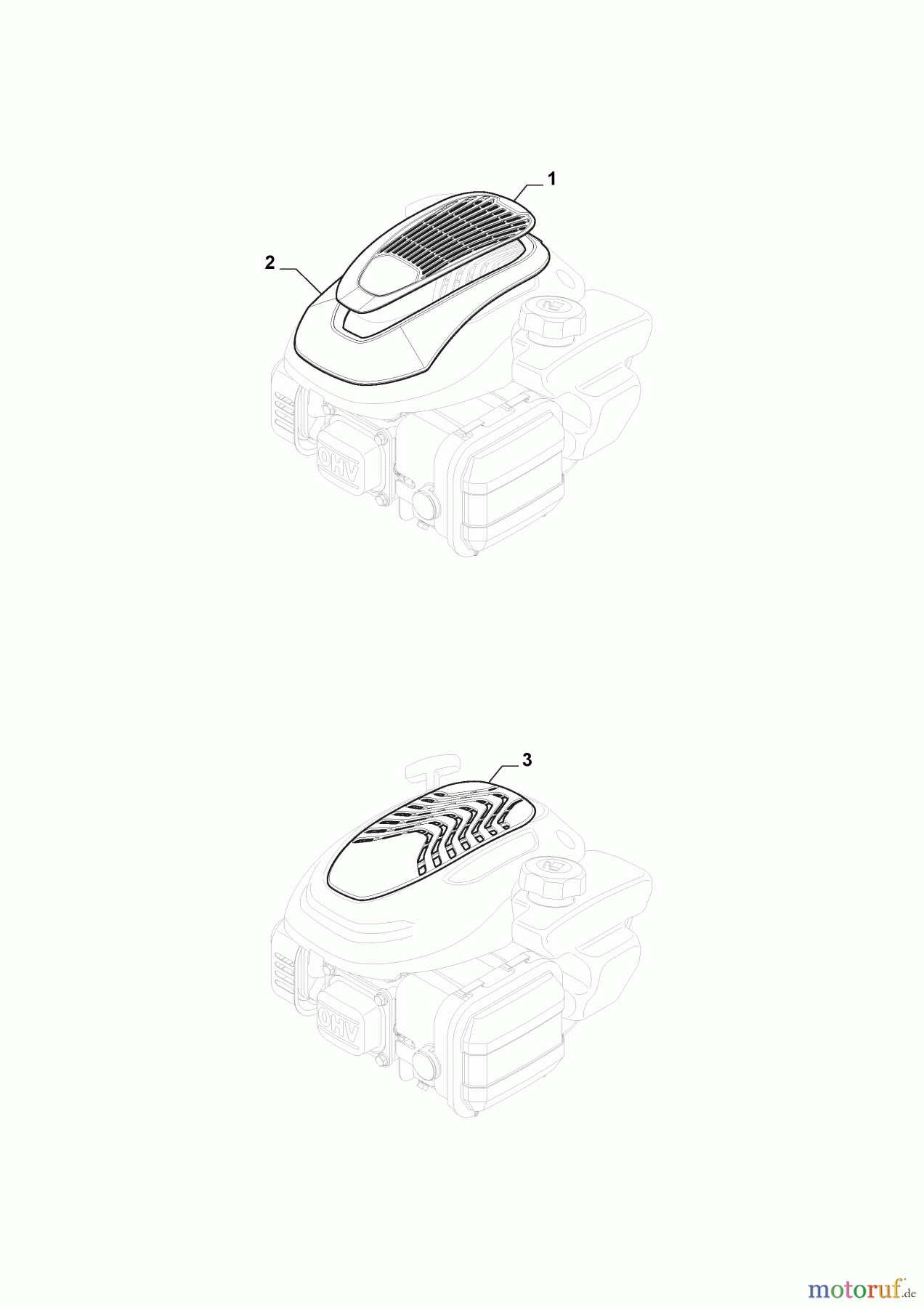 Stiga Rasenmäher Baujahr 2024 Benzinrasenmäher Combi 748 S (2024) 2L0486848/ST2 Motorhaube