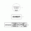 Hitachi ET-Liste CG40EJ-T Spareparts Seite 11