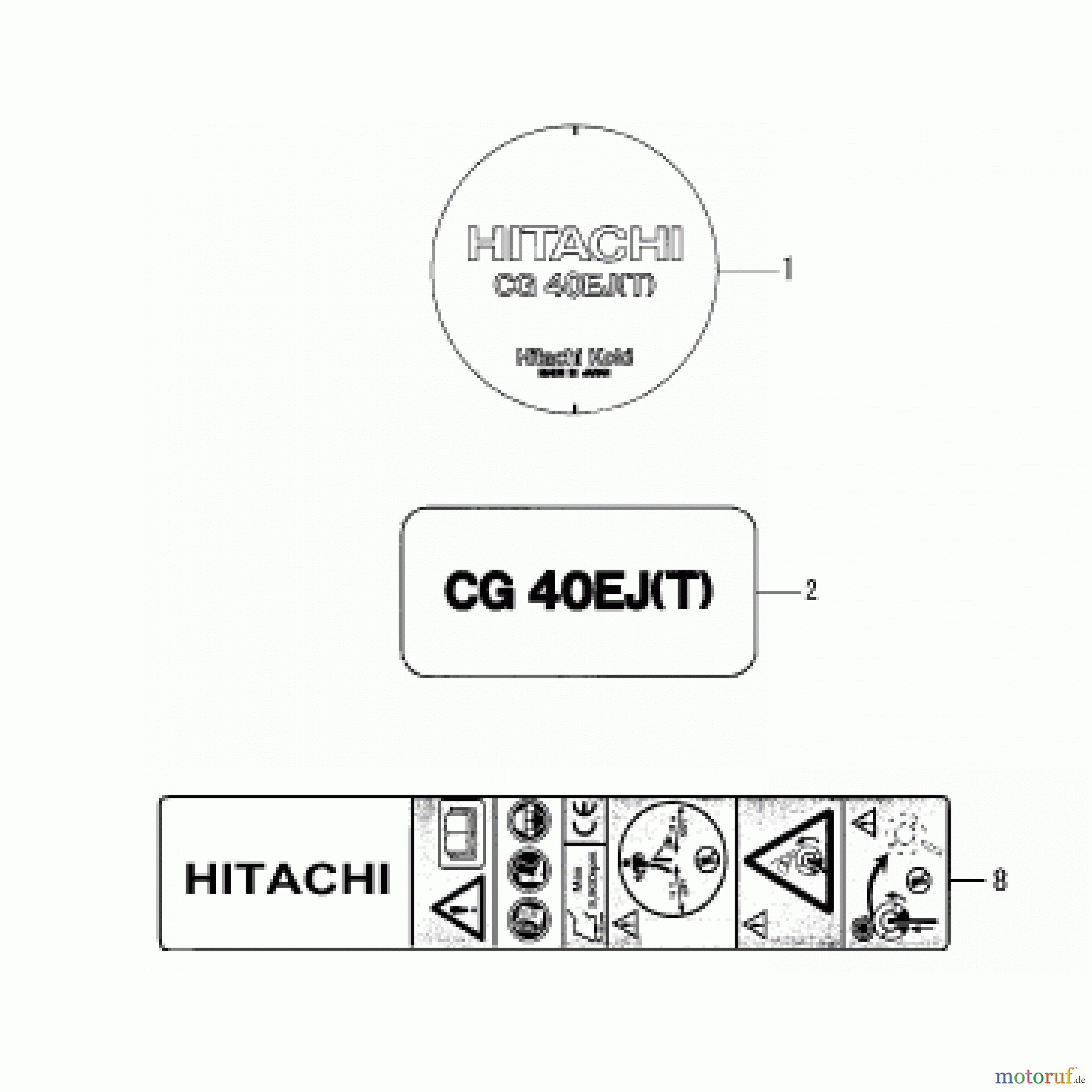  Hitachi Motorsensen ET-Liste CG40EJ-T Seite 11