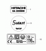 Hitachi ET-Liste DA200E-S Listas de piezas de repuesto y dibujos Seite 11