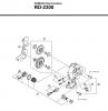 Shimano RD Rear Derailleur - Schaltwerk Listas de piezas de repuesto y dibujos RD-2300-2923