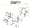 Shimano RD Rear Derailleur - Schaltwerk Listas de piezas de repuesto y dibujos RD-3300-011R-012R-220179