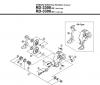 Shimano RD Rear Derailleur - Schaltwerk Listas de piezas de repuesto y dibujos RD-3300