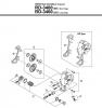 Shimano RD Rear Derailleur - Schaltwerk Listas de piezas de repuesto y dibujos RD-3400-12754