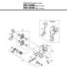 Shimano RD Rear Derailleur - Schaltwerk Listas de piezas de repuesto y dibujos RD-3400