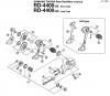 Shimano RD Rear Derailleur - Schaltwerk Listas de piezas de repuesto y dibujos RD-4400-EV