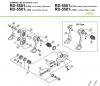 Shimano RD Rear Derailleur - Schaltwerk Listas de piezas de repuesto y dibujos RD-5501-03