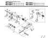 Shimano RD Rear Derailleur - Schaltwerk Listas de piezas de repuesto y dibujos RD-5501