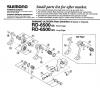 Shimano RD Rear Derailleur - Schaltwerk Listas de piezas de repuesto y dibujos RD-6500-EV