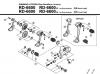Shimano RD Rear Derailleur - Schaltwerk Listas de piezas de repuesto y dibujos RD-6600-2358A