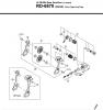 Shimano RD Rear Derailleur - Schaltwerk Listas de piezas de repuesto y dibujos RD-6870-3641