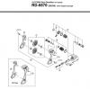 Shimano RD Rear Derailleur - Schaltwerk Listas de piezas de repuesto y dibujos RD-6870-3641A