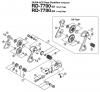 Shimano RD Rear Derailleur - Schaltwerk Listas de piezas de repuesto y dibujos RD-7700-EV