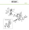 Shimano RD Rear Derailleur - Schaltwerk Listas de piezas de repuesto y dibujos RD-A050-03