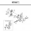 Shimano RD Rear Derailleur - Schaltwerk Listas de piezas de repuesto y dibujos RD-A050