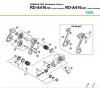 Shimano RD Rear Derailleur - Schaltwerk Listas de piezas de repuesto y dibujos RD-A416-99