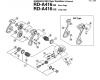 Shimano RD Rear Derailleur - Schaltwerk Listas de piezas de repuesto y dibujos RD-A416