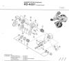 Shimano RD Rear Derailleur - Schaltwerk Listas de piezas de repuesto y dibujos RD-A551-94