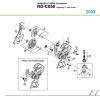 Shimano RD Rear Derailleur - Schaltwerk Listas de piezas de repuesto y dibujos RD-C050-02