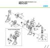 Shimano RD Rear Derailleur - Schaltwerk Listas de piezas de repuesto y dibujos RD-C101-00