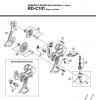 Shimano RD Rear Derailleur - Schaltwerk Listas de piezas de repuesto y dibujos RD-C101