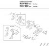 Shimano RD Rear Derailleur - Schaltwerk Listas de piezas de repuesto y dibujos RD-F800-3014