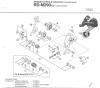Shimano RD Rear Derailleur - Schaltwerk Listas de piezas de repuesto y dibujos RD-M290-95