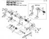 Shimano RD Rear Derailleur - Schaltwerk Listas de piezas de repuesto y dibujos RD-M750-EV