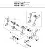 Shimano RD Rear Derailleur - Schaltwerk Listas de piezas de repuesto y dibujos RD-M751